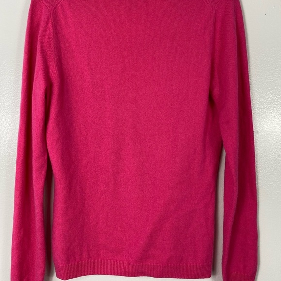Pure Collection 100% Cashmere Vneck sweater sz 6 - Picture 8 of 10